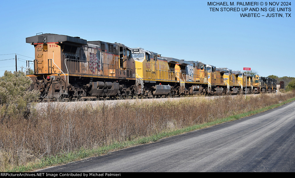 Ten Stored GE Units at Wabtec